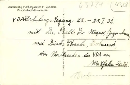 Ak Haltern am See, Jugendherberge Stausee in den Borkenbergen