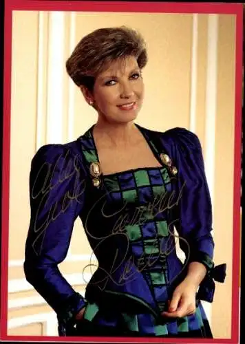 Ak Fernsehmoderatorin Carolin Reiber, Portrait, Autogramm