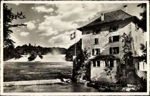Ak Neuhausen am Rheinfall Schaffhausen, Hotel Restaurant Schlösschen Wörth