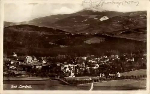 Ak Lądek Zdrój Bad Landeck Schlesien, Panorama