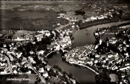 Ak Laufenburg am Hochrhein, Fliegeraufnahme