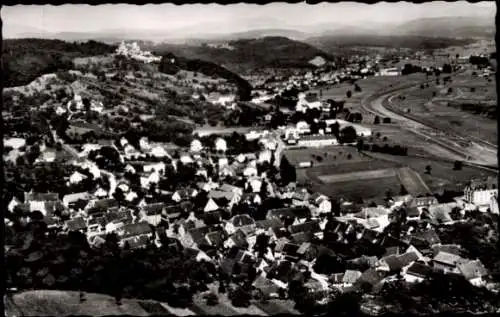 Ak Tumringen Lörrach in Baden, Fliegeraufnahme