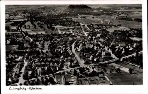 Ak Eglosheim Ludwigsburg in Württemberg, Fliegeraufnahme
