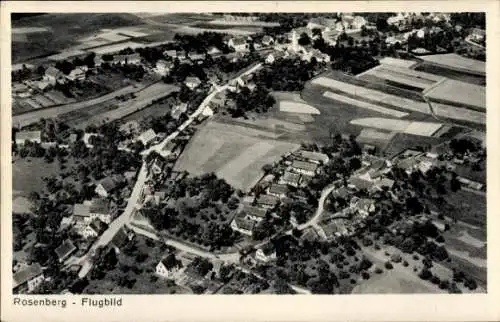 Ak Rosenberg, Fliegeraufnahme