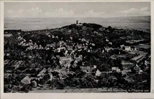 Ak Steinsberg im Taunus, Luftbildaufnahme, Steinsberg, Häuseransicht, Flugzeugaufnahmen