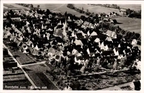 Ak Horrheim Vaihingen an der Enz, Fliegeraufnahme