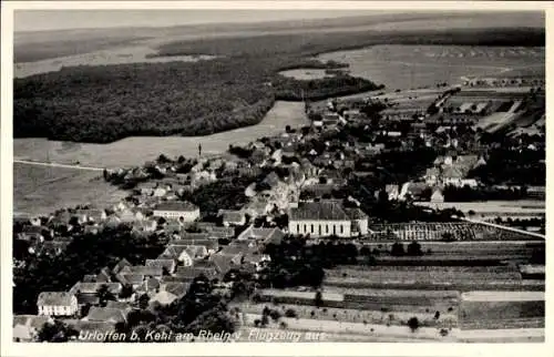 Ak Urloffen Appenweier in Baden Schwarzwald, Luftaufnahme