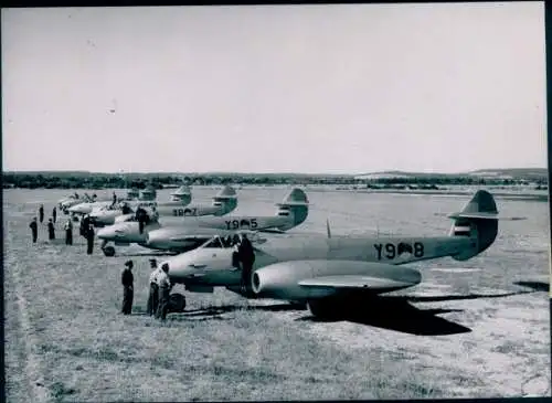 Foto Niederländische Militärflugzeuge, Gloster Meteor, Y9