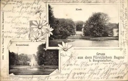 Ak Burgsteinfurt Steinfurt im Münsterland, Fürstl. Bagno, Konzertsaal, Kiosk