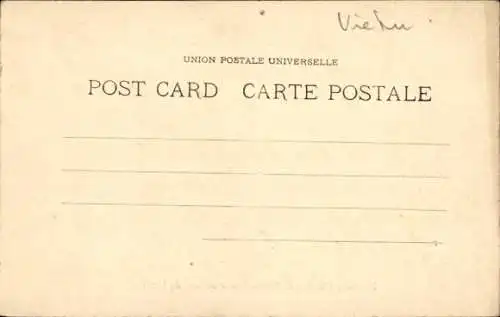 CPA Haïphong, Vietnam, Station des Pousse-Pousse au bord du Lac Trai