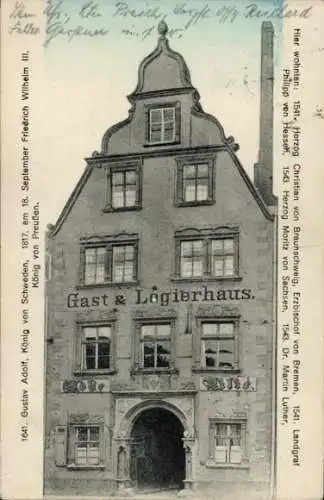 Ak Gotha in Thüringen, Gast & Logierhaus Hohe Lilie