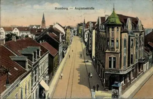 Ak Homberg Duisburg im Ruhrgebiet, Augustastraße, Centralhof