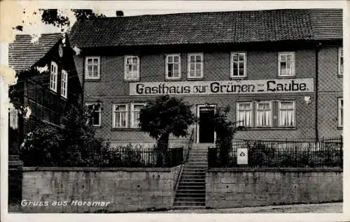 Ak Horsmar im Unstruttal Thüringen, Gasthaus zur Grünen Laube
