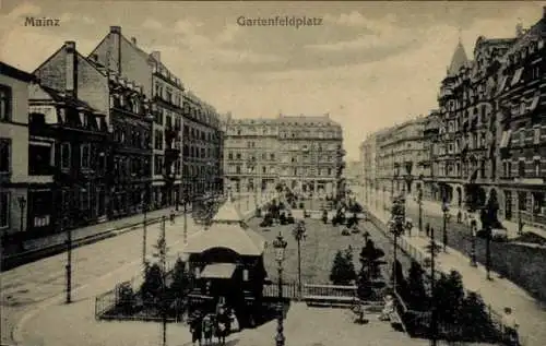 Ak Mainz am Rhein, Gartenfeldplatz, Stadtansicht,  Architektur