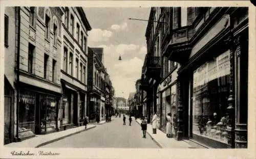 Ak Euskirchen in Nordrhein Westfalen, Neustraße, Geschäfte