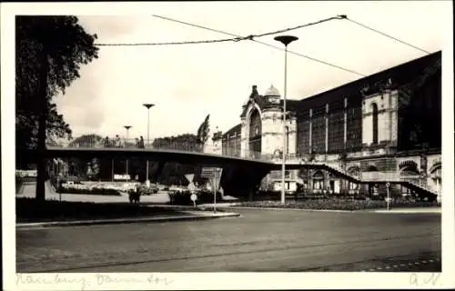 Foto Ak Hamburg Mitte Neustadt, Dammtor, Bahnhof