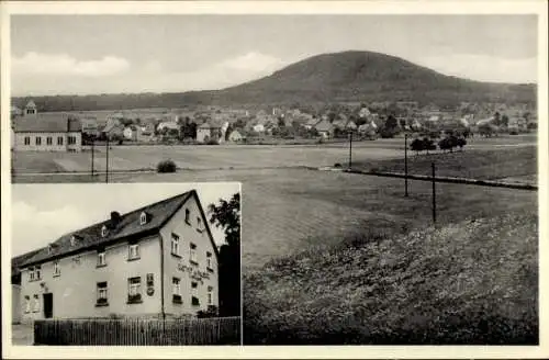 Ak Moschheim Unterwesterwald, Gasthof zum Malberg, Panorama
