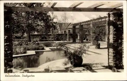 Ak Kornwestheim, Stadtgarten