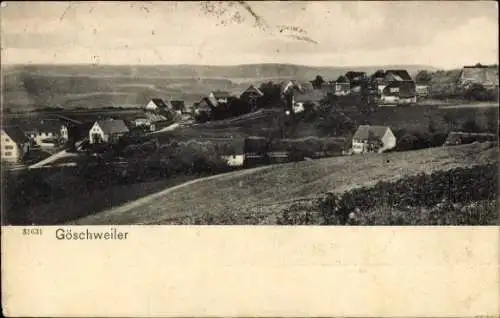 Ak Göschweiler Löffingen im Schwarzwald, Totale