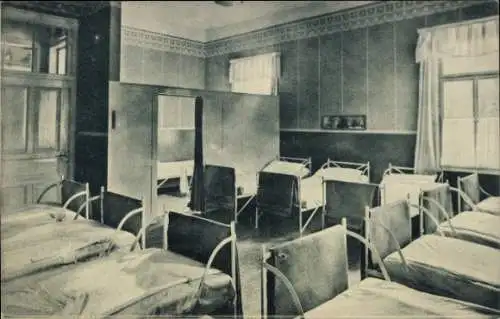 Ak Schwäbisch Gmünd in Württemberg, Kindererholungsheim, Lindenfirst Schönblick, Schlafsaal
