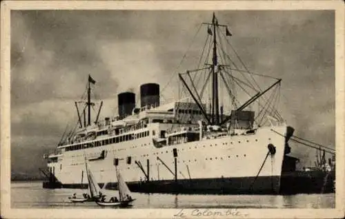 Ak Dampfer Le Colombie, CGT, French Line