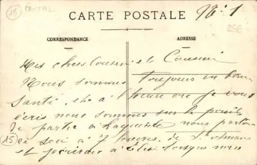 CPA Auvergne, Tonte des Moutons