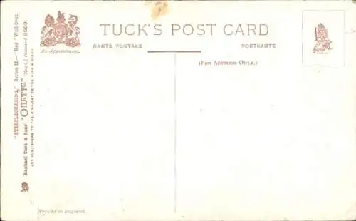 Ak Pferde springen über eine Hürde, Reiter; Tuck 9509