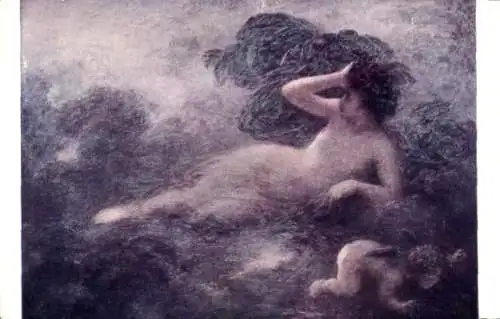 Künstler Ak Henri Fantin Latour, La nuit