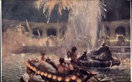 Künstler Ak G. La Touche, Venezianisches Fest
