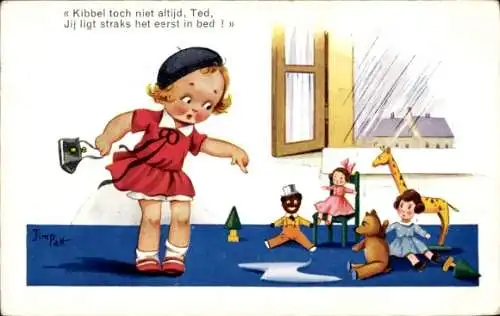 Künstler Ak Patt, Jim, Kibbel toch niet altijd, Ted