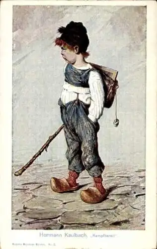 Künstler Ak Kaulbach, H., Kampfbereit
