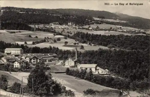 Ak Ballaigues Kanton Waadt, Le Day, Panorama