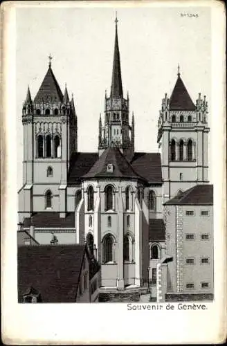 Litho Genève Genf Schweiz, Kirche