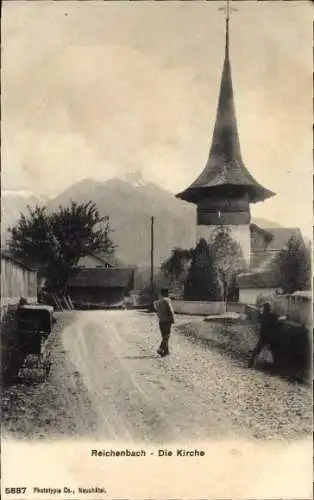 Ak Reichenbach im Kandertal Kanton Bern, Kirche