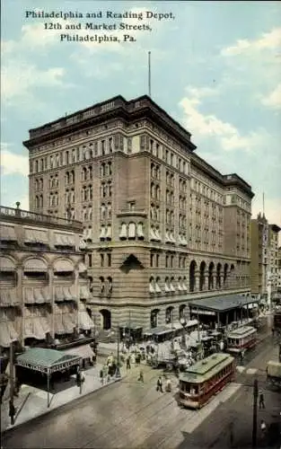 PC Philadelphia Pennsylvania USA, Reading Depot, Market Street