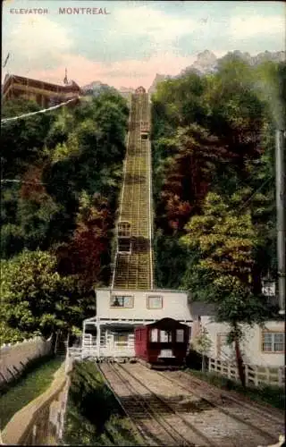 Ak Montreal Quebec Kanada, Aufzug