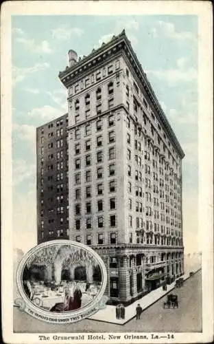 Ak New Orleans Louisiana USA, Grunewald Hotel