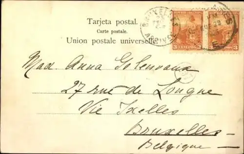 Ak Buenos Aires Argentinien, Monumento 25 de Mayo,  aus   Architektur