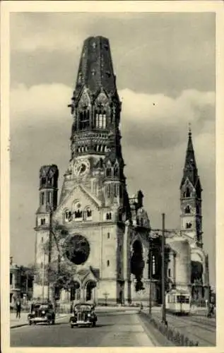 Ak Berlin Charlottenburg, Kaiser Wilhelm Gedächtnis Kirche