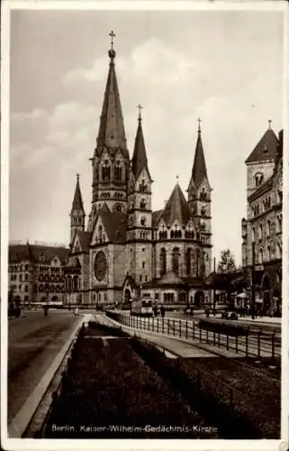 Ak Berlin Charlottenburg, Kaiser-Wilhelm-Gedächtnis-Kirche