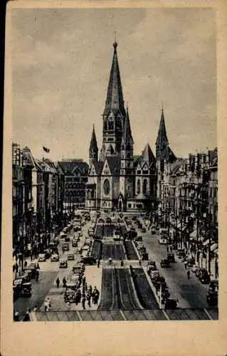 Ak Berlin Charlottenburg, Kaiser-Wilhelm-Gedächtnis-Kirche
