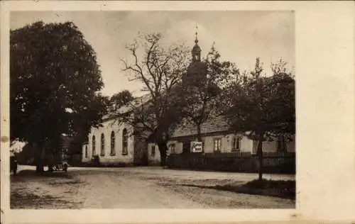 Ak Oßling Ossling in der Oberlausitz, Gasthof M. Haschke
