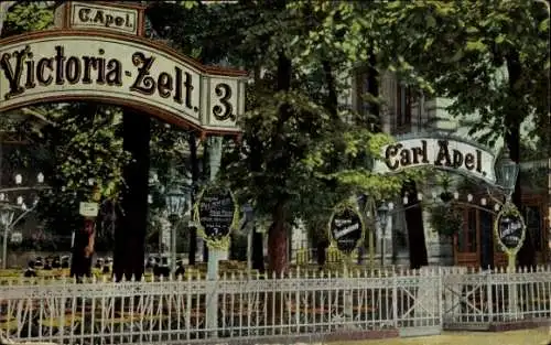 Ak Berlin Tiergarten, Victoria Zelt 3, In den Zelten