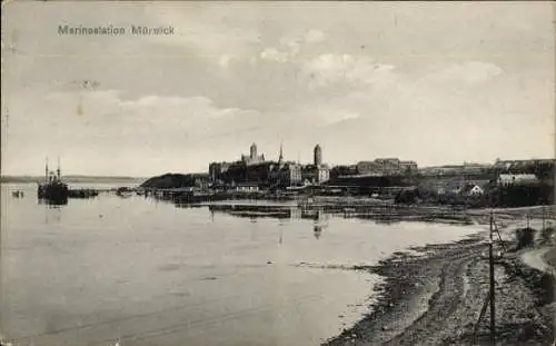 Ak Mürwik Flensburg in Schleswig Holstein, Marinestation