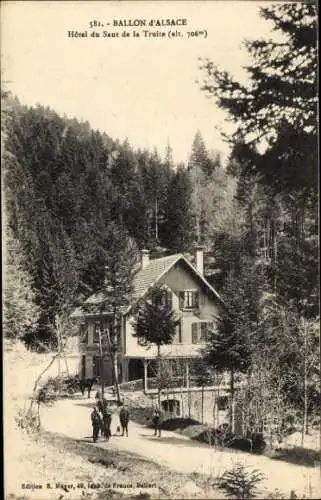 Ak Ballon d'Alsace Vosges, Hotel du Saut de la Truite