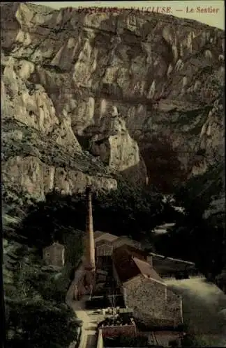 Ak Fontaine de Vaucluse, Le Sentier