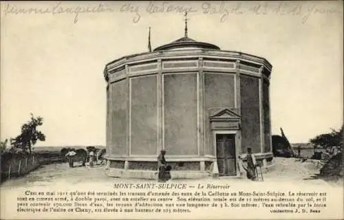 CPA Mont Saint Sulpice Yonne, Le Réservoir