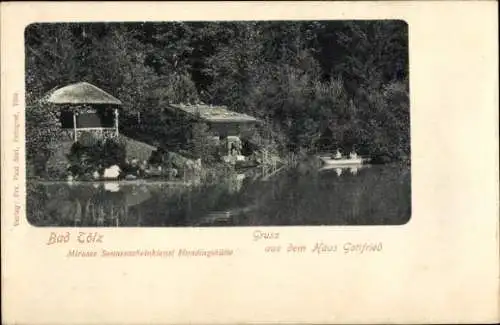 Ak Bad Tölz in Oberbayern, Mirasee, Sonnenscheinklaus, Hundingshütte, Haus Gottfried, Natur
