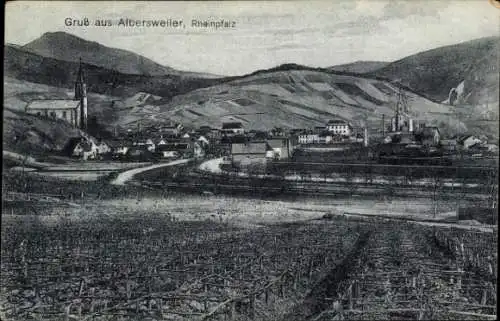 Ak Albersweiler in der Pfalz, Gesamtansicht