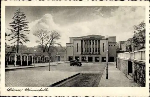 Ak Weimar in Thüringen, Weimarhalle